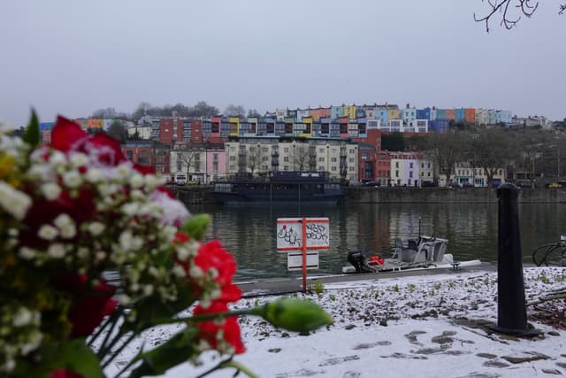 First snow in Bristol